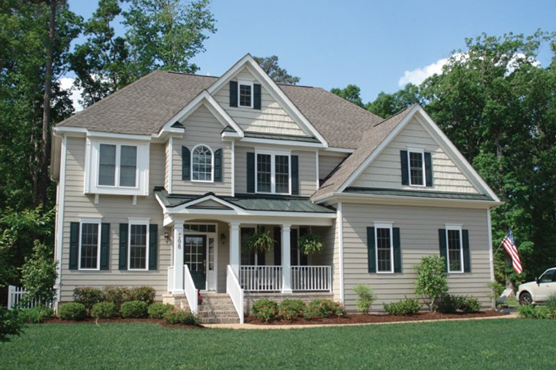 House Blueprint - Country Exterior - Front Elevation Plan #927-257