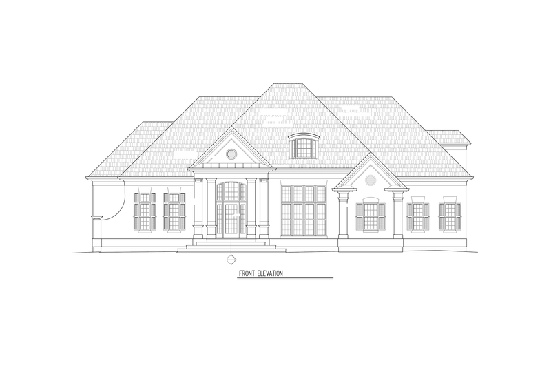 House Plan Design - Exterior - Front Elevation 7 for European House Plan #119-195 - 3 bed, 3 bath