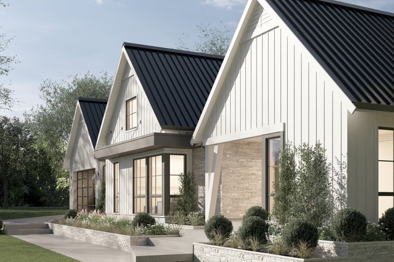 Home Plan - Exterior - Front Elevation 3 for Farmhouse House Plan #1114-82 - 4 bed, 2.5 bath