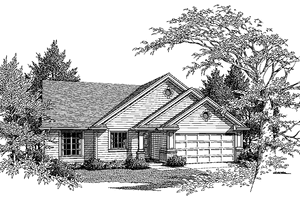 Craftsman Exterior - Front Elevation Plan #48-788