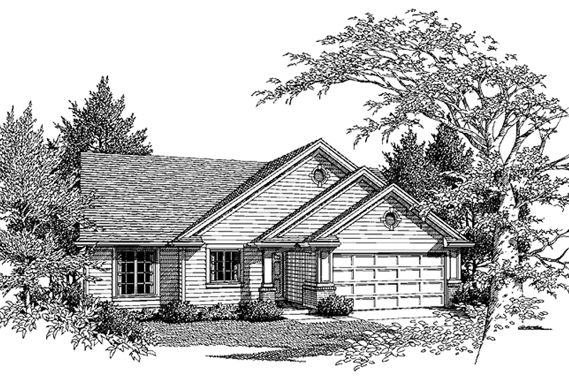 House Design - Craftsman Exterior - Front Elevation Plan #48-788