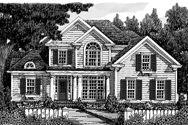 Home Plan - Exterior - Front Elevation 3 for Country House Plan #927-691 - 4 bed, 3 bath