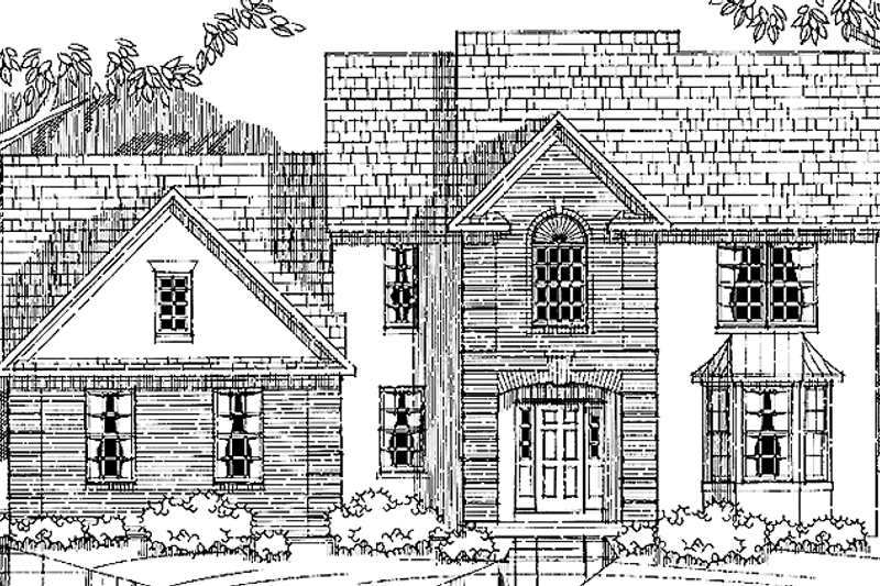 House Plan Design - Colonial Exterior - Front Elevation Plan #1029-31