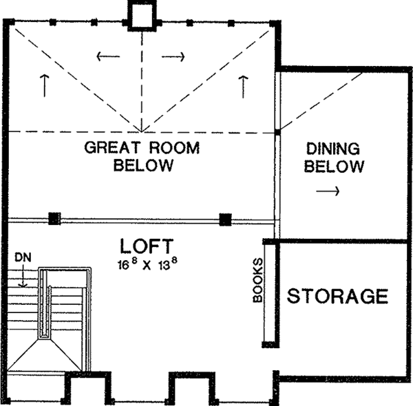 Architectural House Design - Country Floor Plan - Upper Floor Plan #472-190