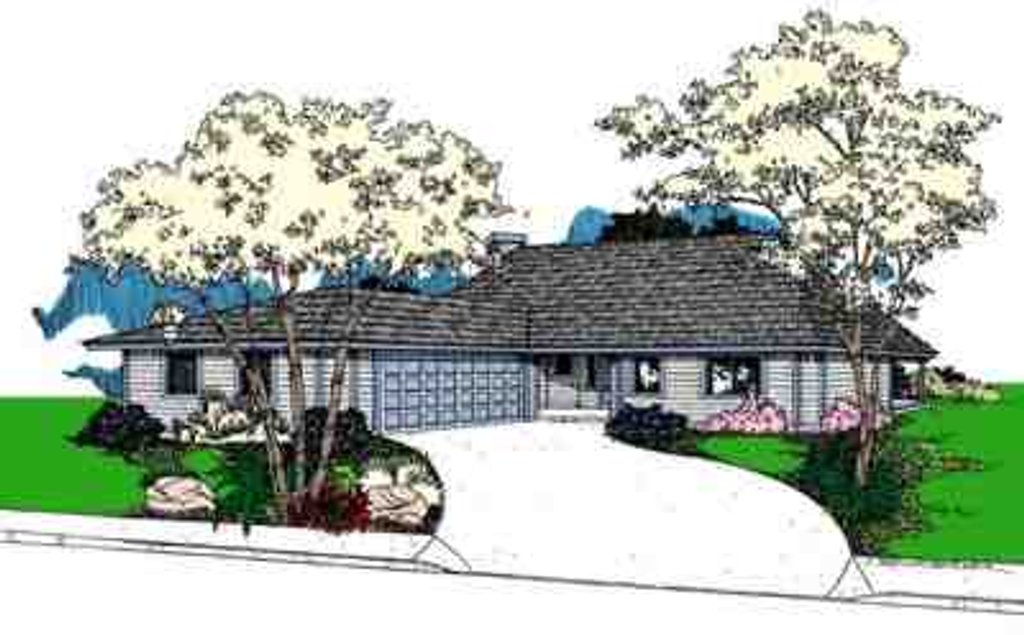 Ranch Style House Plan 2 Beds 2 Baths 1473 Sq Ft Plan 60 622 Homeplans Com Ranch Style House Plan 2 Beds 2 Baths 1473 Sq Ft Plan 60 622 Homeplans Com