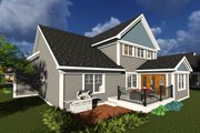 Traditional Style House Plan - 4 Beds 3 Baths 2277 Sq/Ft Plan #70-1246 