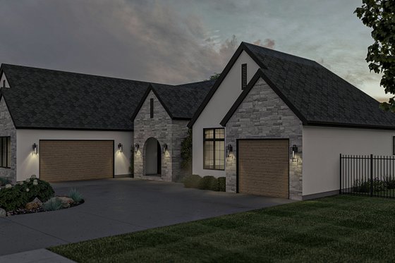 Exterior - Other Elevation for Modern House Plan #455-443 - 3 bed, 2.5 bath