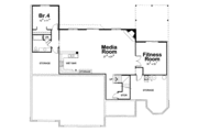 European Style House Plan - 3 Beds 2 Baths 2065 Sq/Ft Plan #20-1817 
