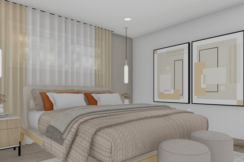 Dream House Plan - Interior - Master Bedroom 1 for Traditional House Plan #1060-181 - 3 bed, 2 bath