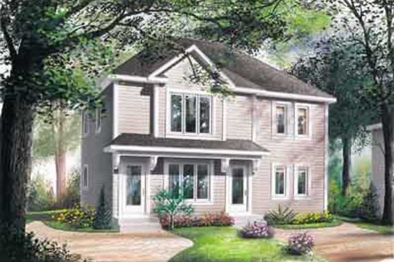 Home Plan - Southern Exterior - Front Elevation Plan #23-508