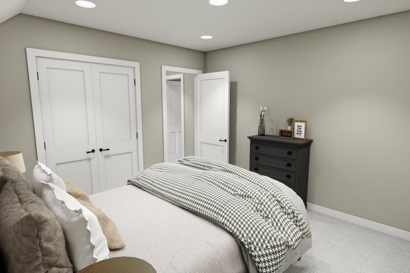 Home Plan - Interior - Bedroom 1 for Farmhouse House Plan #51-1407 - 3 bed, 2.5 bath