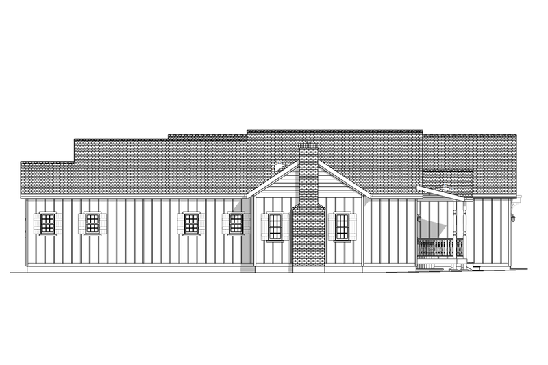 Architectural House Design - Exterior - Other Elevation for Farmhouse House Plan #1099-18 - 3 bed, 2.5 bath