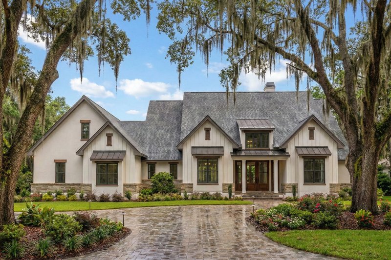 House Design - Exterior - Front Elevation 5 for Farmhouse House Plan #120-297 - 4 bed, 3.5 bath