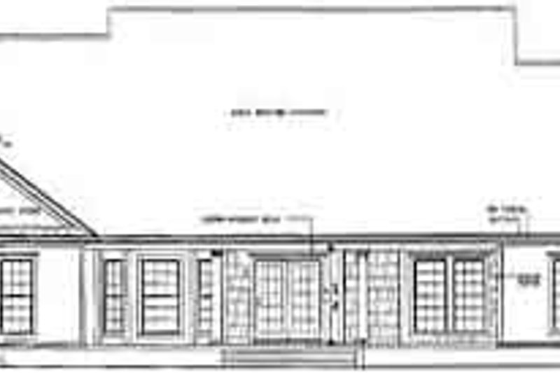 Architectural House Design - Exterior - Rear Elevation for Farmhouse House Plan #17-1118 - 4 bed, 2.5 bath