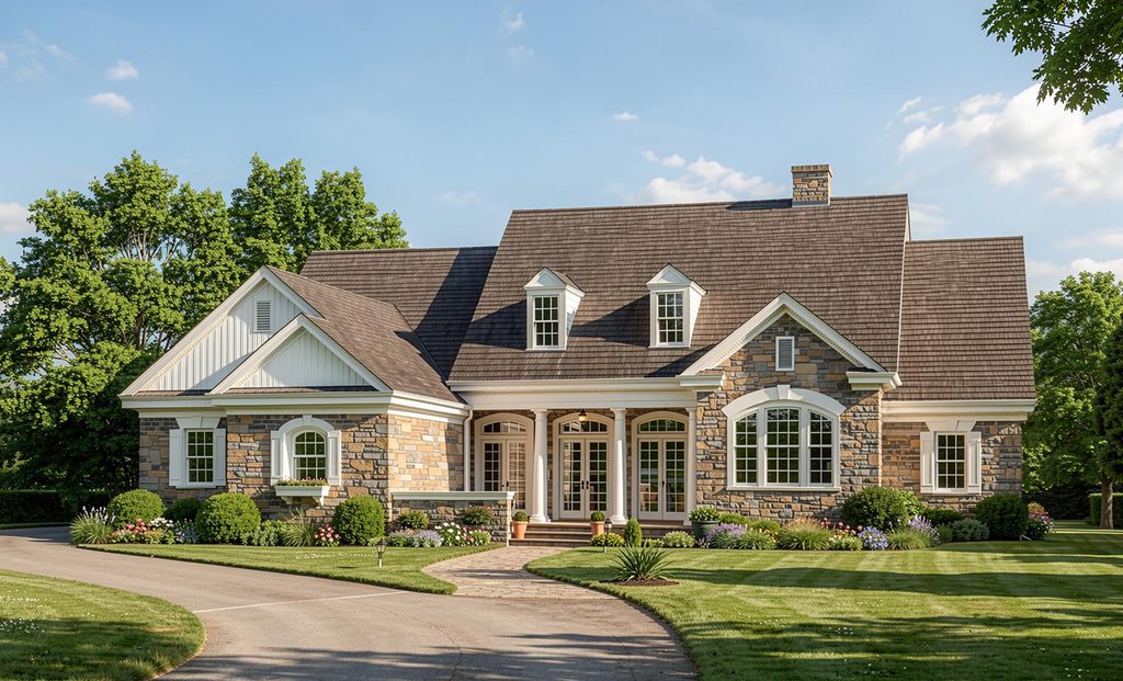 Photo 2 for Country House Plan #137-279 - 4 bed, 3.5 bath