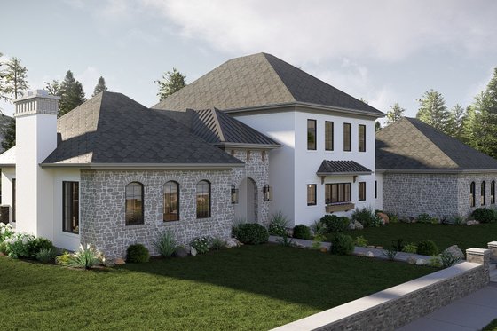 Exterior - Other Elevation 1 for Cottage House Plan #455-746 - 4 bed, 2.5 bath