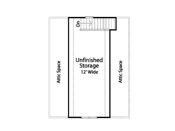 Farmhouse Floor Plan - Upper Floor Plan #22-427