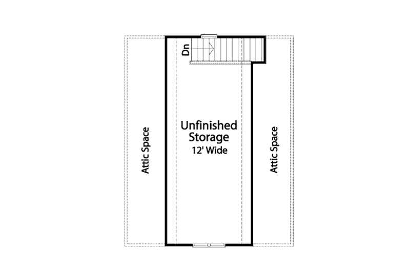 Home Plan - Floor Plan - Upper Floor for Farmhouse House Plan #22-427, 0 bath