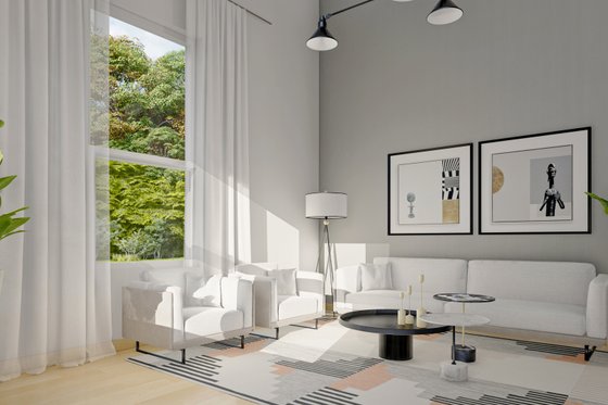 Interior - Other 1 for Modern House Plan #124-1361 - 1 bed, 1 bath