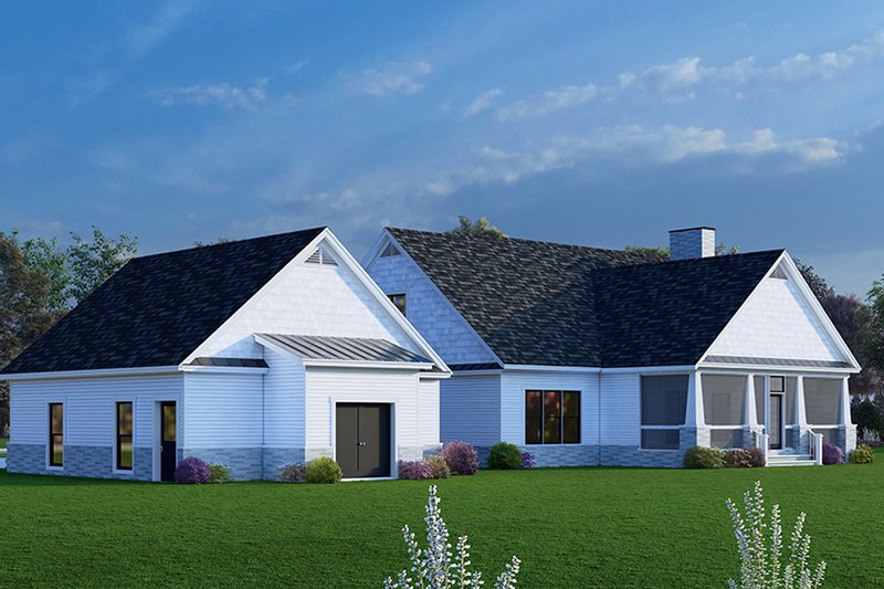 Home Plan - Exterior - Rear Elevation for Craftsman House Plan #923-313 - 5 bed, 4.5 bath