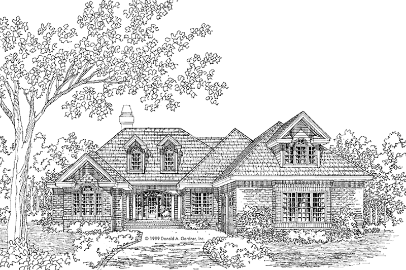 Dream House Plan - Ranch Exterior - Front Elevation Plan #929-523