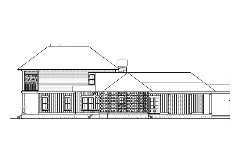 Architectural House Design - Exterior - Other Elevation for Bungalow House Plan #37-278 - 4 bed, 4.5 bath