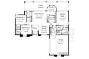 Mediterranean Style House Plan - 3 Beds 2 Baths 1515 Sq/Ft Plan #930-304 
