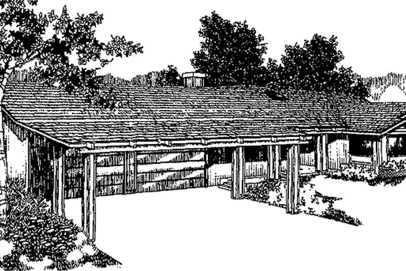 Home Plan - Traditional Exterior - Front Elevation Plan #60-930