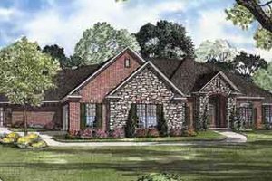 Traditional Exterior - Front Elevation Plan #17-2122