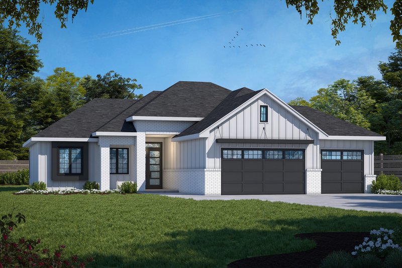 Dream House Plan - Exterior - Front Elevation 3 for Traditional House Plan #20-2490 - 3 bed, 2.5 bath