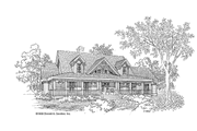 Country Style House Plan - 4 Beds 4 Baths 2509 Sq/Ft Plan #929-432 