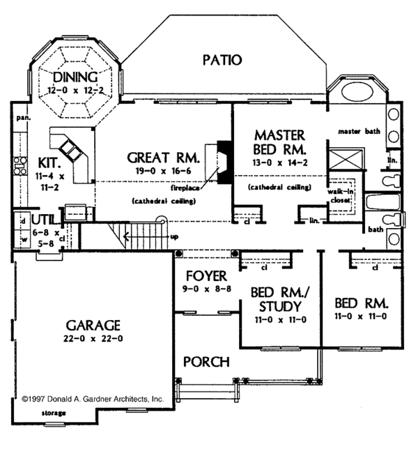 Dream House Plan - Country Floor Plan - Main Floor Plan #929-362