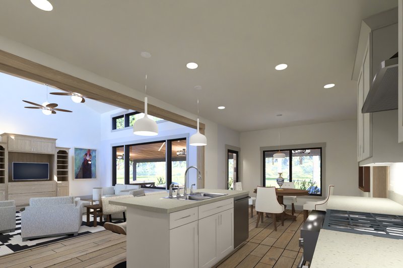 Home Plan - Interior - Kitchen 1 for Modern House Plan #1069-45 - 3 bed, 2.5 bath
