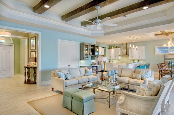 Interior - Family Room 2 for Mediterranean House Plan #930-448 - 3 bed, 3 bath