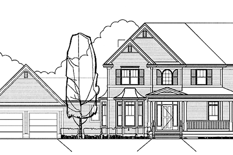 Home Plan - Country Exterior - Front Elevation Plan #978-14