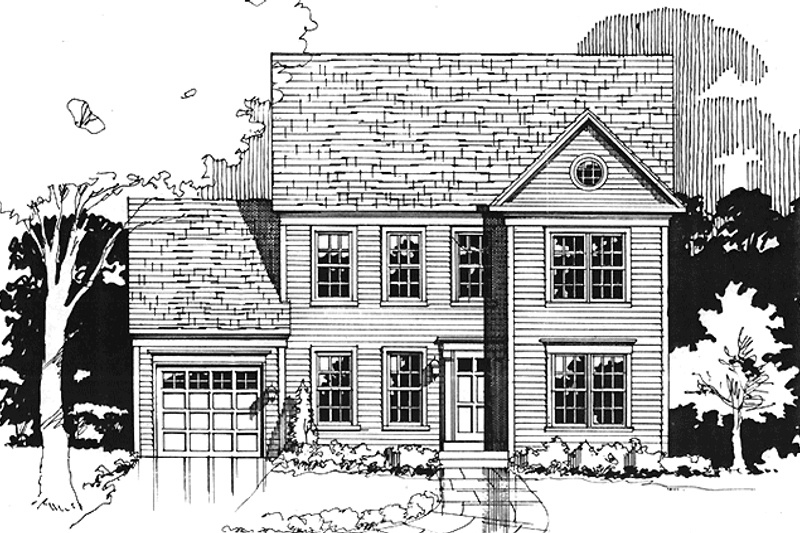 Home Plan - Colonial Exterior - Front Elevation Plan #953-113
