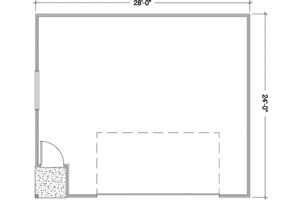 Floor Plan - Main Floor House Plan #410-3598, 0 bath