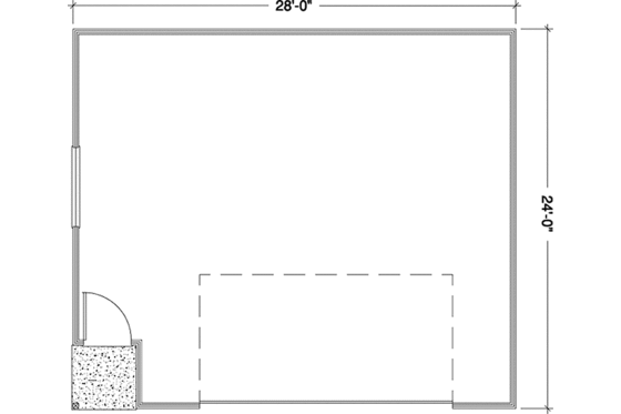 Floor Plan - Main Floor House Plan #410-3598, 0 bath