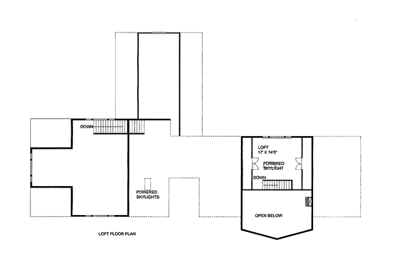 House Blueprint - Floor Plan - Upper Floor for Mediterranean House Plan #117-810 - 3 bed, 4 bath