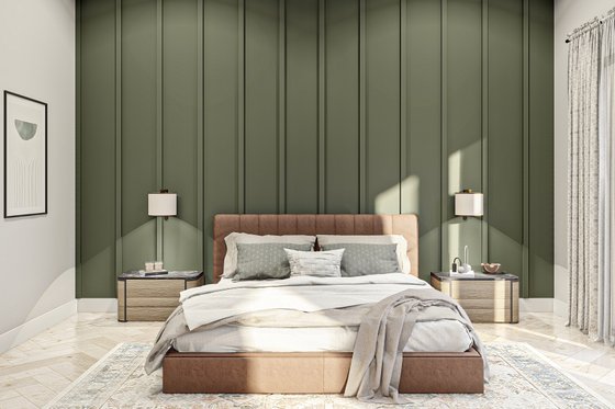 Interior - Master Bedroom for Barndominium House Plan #455-622 - 3 bed, 2.5 bath
