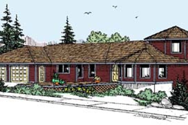 Architectural House Design - Traditional Exterior - Front Elevation Plan #60-526