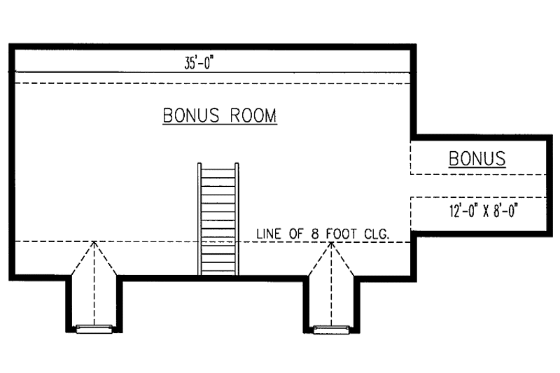 Home Plan - Floor Plan - Other Floor for Country House Plan #1051-8 - 3 bed, 2 bath