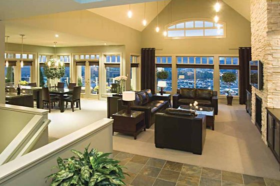 Interior - Family Room 2 for Craftsman House Plan #929-872 - 4 bed, 3 bath