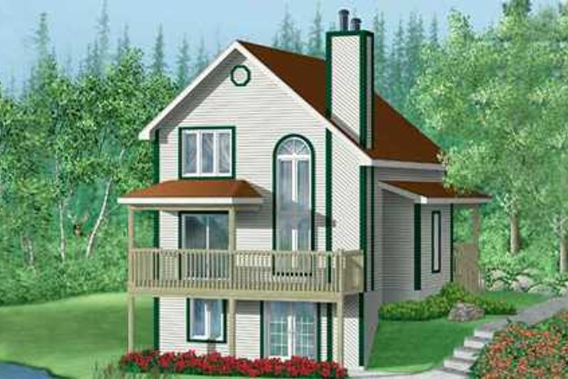 Dream House Plan - Traditional Exterior - Front Elevation Plan #25-4255