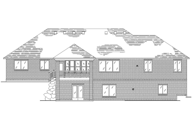 Dream House Plan - Exterior - Rear Elevation for Traditional House Plan #945-118 - 1 bed, 1.5 bath