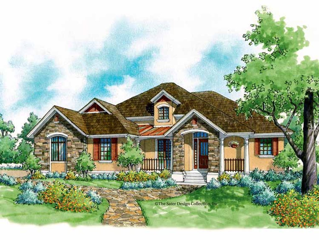 Country Style House Plan 3 Beds 2 Baths 1848 Sq Ft Plan 930 186 Floorplans Com