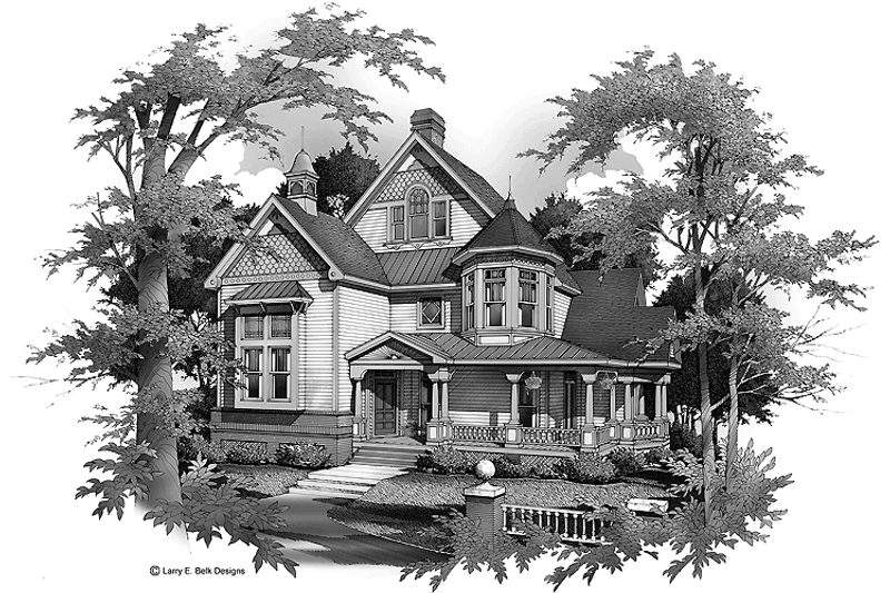 Home Plan - Victorian Exterior - Front Elevation Plan #952-88