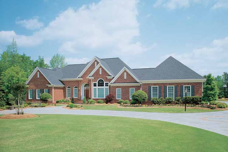 Home Plan - Exterior - Front Elevation 4 for Ranch House Plan #929-296 - 4 bed, 4.5 bath