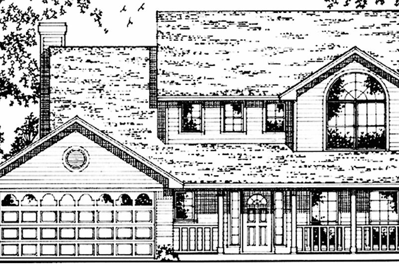 House Plan Design - Country Exterior - Front Elevation Plan #42-640