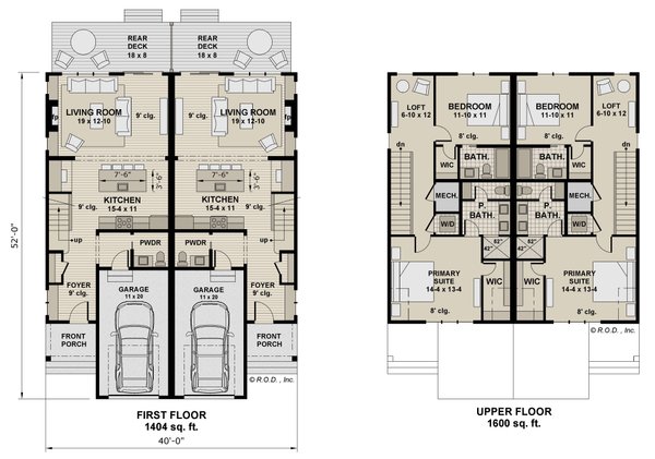 Farmhouse Floor Plan - Main Floor Plan #51-1315